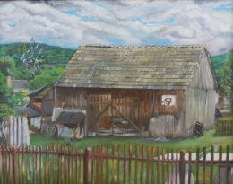 Peter Gulian Painting Beach