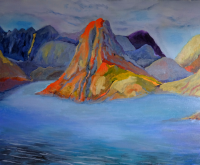 Peter Gulian Painting Beach