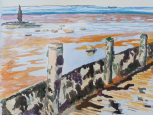 Thames Isle of Grain– painting by Peter Gulian