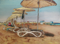 Peter Gulian Painting Car