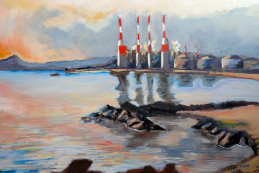 Dhekelia – watercolour by Peter Gulian