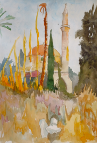 Peter Gulian Painting Car