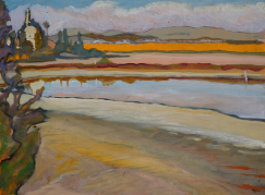 Teke mosque – oil painting by Peter Gulian