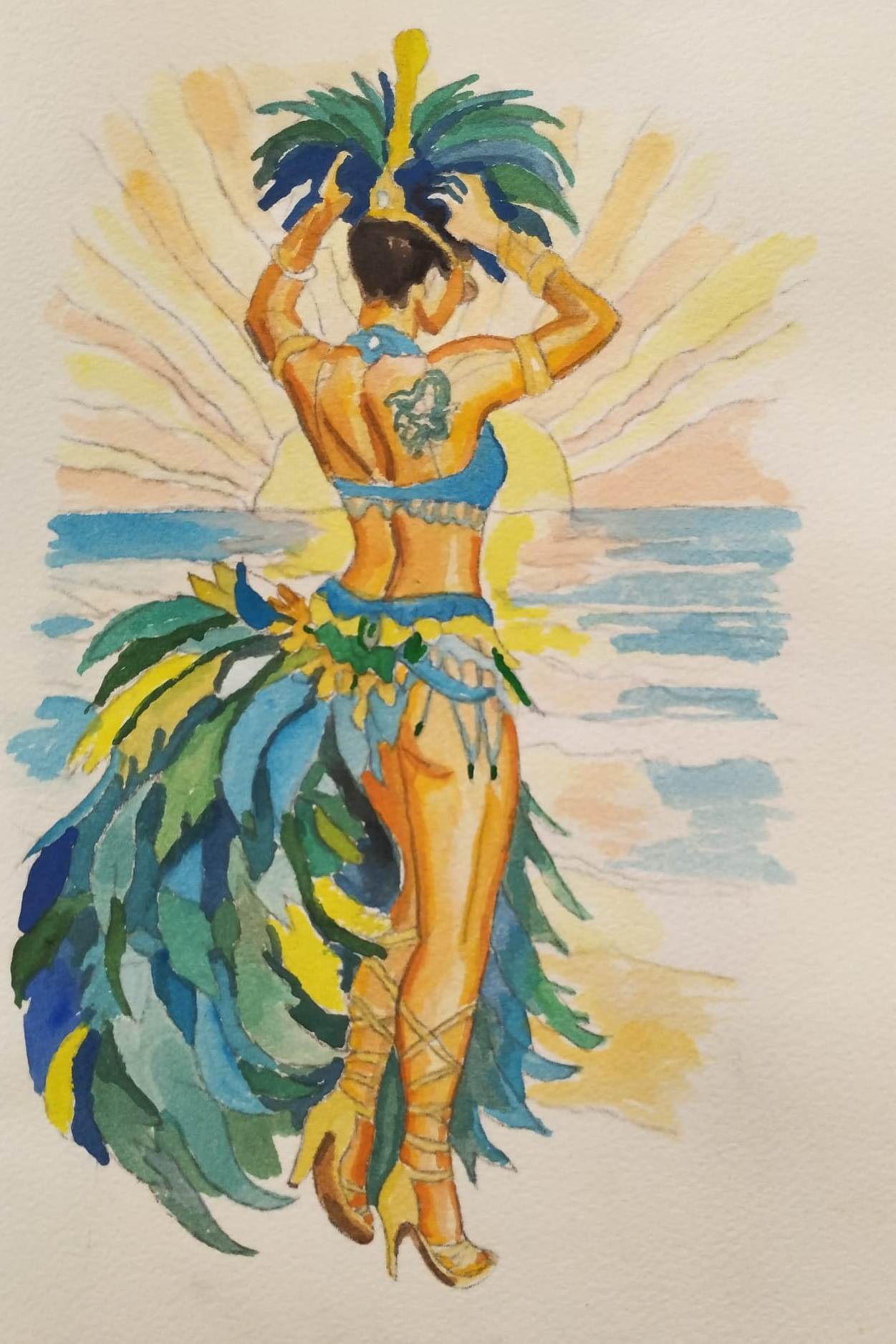 Peter Gulian Painting Alena