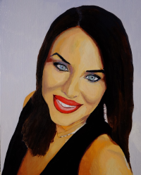 Peter Gulian Painting Portrait